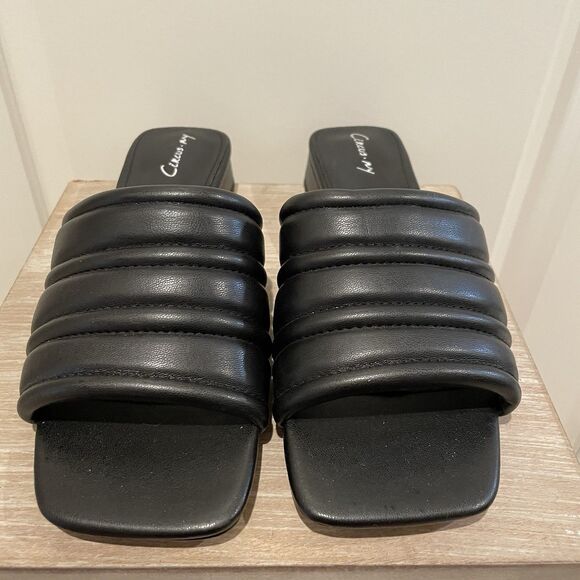 Circus NY By Sam Edelman Joana Women’s Black Shoes Slides Sandals Size 8 NEW - Picture 10 of 13